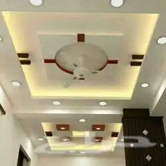 ديكورات أسقف جبسية ورق جدران ثلاثي الأبعاد 3D (image 37)