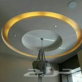 ديكورات أسقف جبسية ورق جدران ثلاثي الأبعاد 3D (image 38)