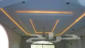 ديكورات أسقف جبسية ورق جدران ثلاثي الأبعاد 3D (image 39)