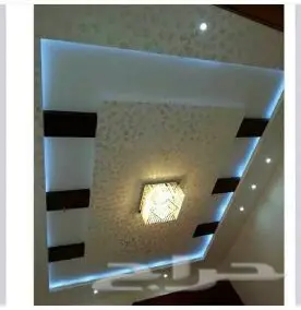 ديكورات أسقف جبسية ورق جدران ثلاثي الأبعاد 3D (image 41)