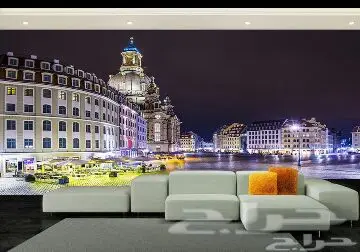 ديكورات أسقف جبسية ورق جدران ثلاثي الأبعاد 3D (image 84)