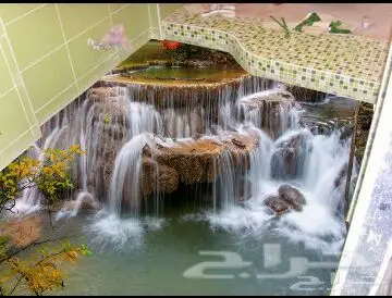ديكورات أسقف جبسية ورق جدران ثلاثي الأبعاد 3D (image 121)