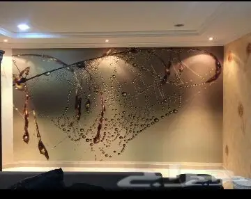 ديكورات أسقف جبسية ورق جدران ثلاثي الأبعاد 3D (image 77)