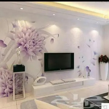 ديكورات أسقف جبسية ورق جدران ثلاثي الأبعاد 3D (image 80)