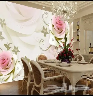 ديكورات أسقف جبسية ورق جدران ثلاثي الأبعاد 3D (image 67)