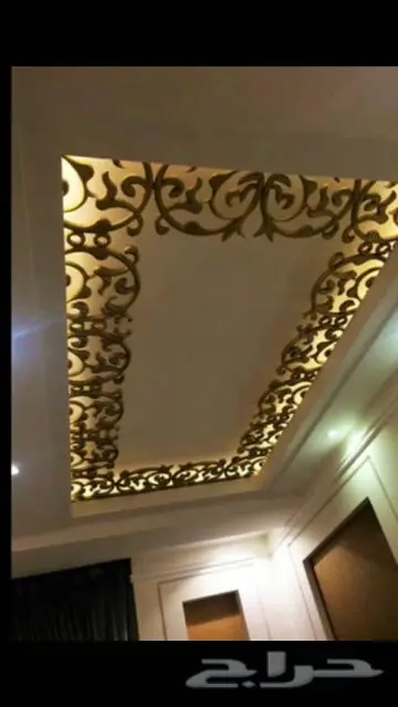 ديكورات أسقف جبسية ورق جدران ثلاثي الأبعاد 3D (image 10)