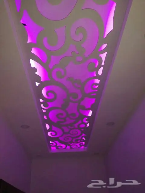 ديكورات أسقف جبسية ورق جدران ثلاثي الأبعاد 3D (image 32)