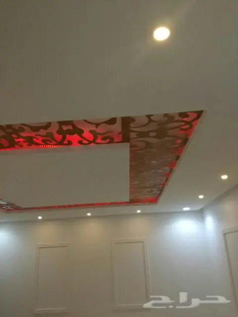 ديكورات أسقف جبسية ورق جدران ثلاثي الأبعاد 3D (image 29)