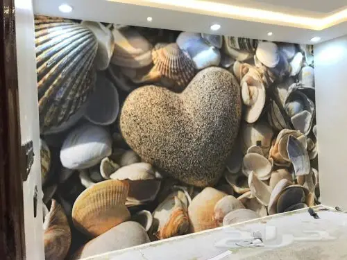 ديكورات أسقف جبسية ورق جدران ثلاثي الأبعاد 3D (image 51)