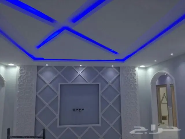 ديكورات أسقف جبسية ورق جدران ثلاثي الأبعاد 3D (image 22)