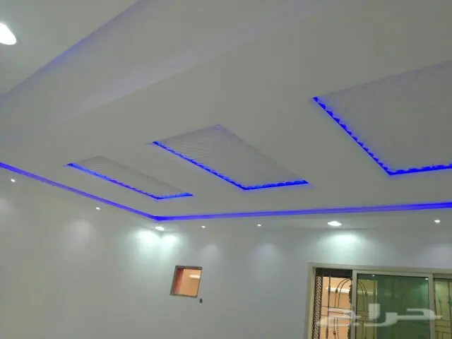 ديكورات أسقف جبسية ورق جدران ثلاثي الأبعاد 3D (image 20)