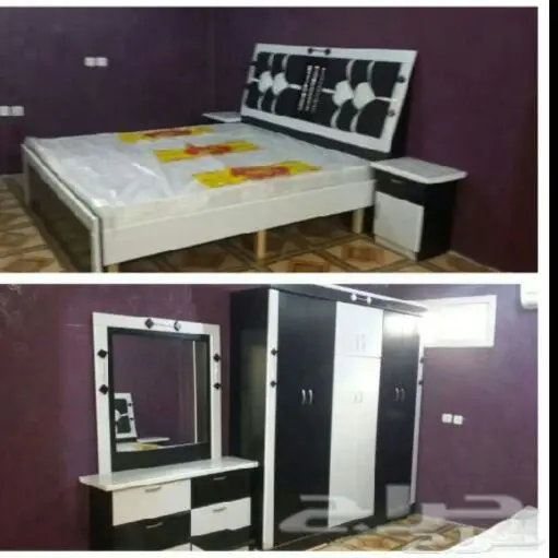 غرف نوم وطني جديده ألوان مختلفه السعر1300ريال (image 32)