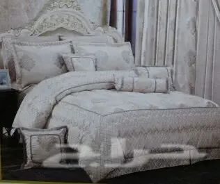 مجموعة نوم فاخرة - لحاف نفرين و مفرش كامل (image 4)