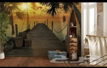 ديكورات منازل ورق جدران ثلاثي الأبعاد 3D (image 110)