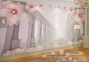 ديكورات منازل ورق جدران ثلاثي الأبعاد 3D (image 96)