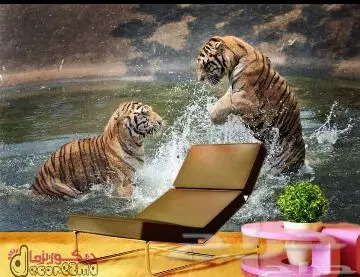ديكورات منازل ورق جدران ثلاثي الأبعاد 3D (image 93)