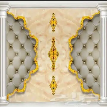 ديكورات منازل ورق جدران ثلاثي الأبعاد 3D (image 72)