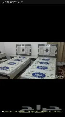 غرف نوم نفرين مخفضه من المصنع الي الزبون مباش