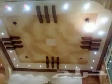 ديكورات منازل  تركيب أسقف جبسية ورق جدران 3D (image 25)
