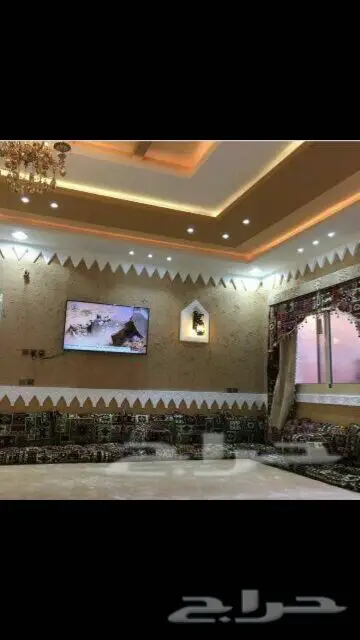 ديكورات منازل  تركيب أسقف جبسية ورق جدران 3D (image 2)
