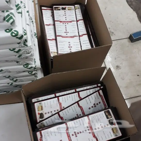 مطابع تصميم كروت بزنس فواتير منيو بروشور ختم  (image 2)