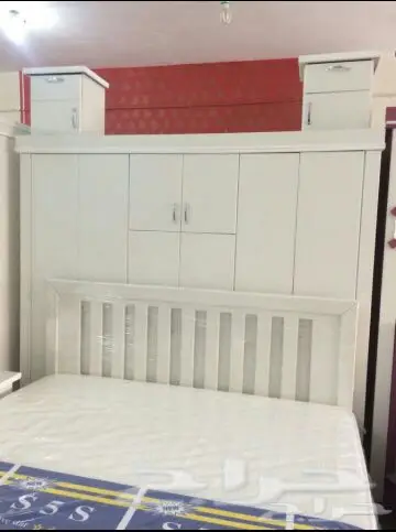 غرف نوم وطني جديده ألوان مختلفه السعر1300ريال (image 4)