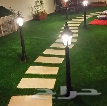 عشب صناعي ونجيله طبيعي وتنسيق حدائقوجميع ورود (image 9)