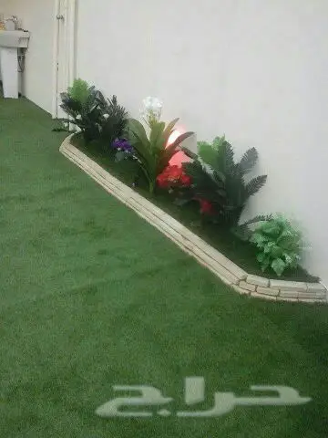 عشب صناعي ونجيله طبيعي وتنسيق حدائقوجميع ورود (image 3)
