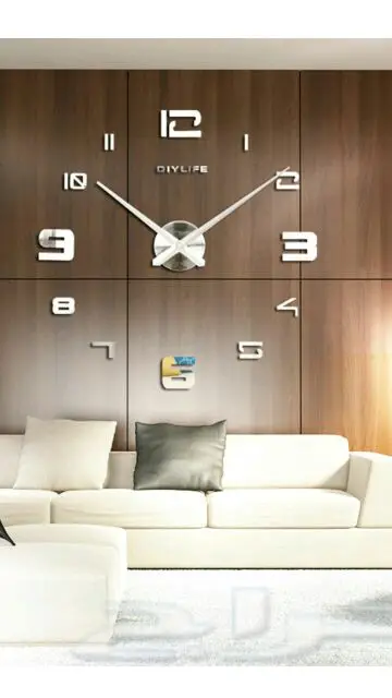 ساعات حائط 3d كبيرة أنواع الجديدة السعر 100 (image 26)