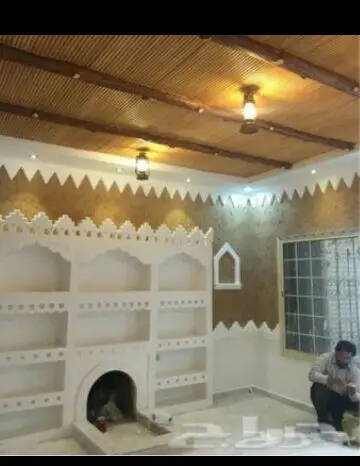 مجالس تراثية وغرف خارجية أسقف جبسية تراثية (image 10)