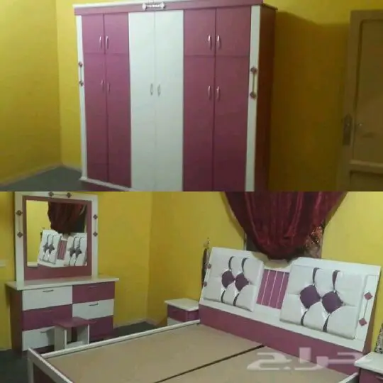 غرف نوم وطني جديد ست قطعه  (image 37)