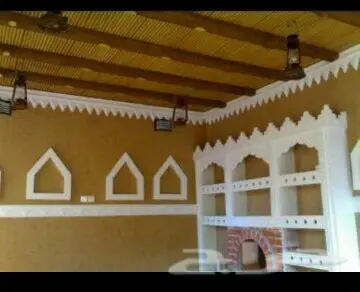 مجالس تراثية وغرف خارجية أسقف جبسية تراثية (image 2)