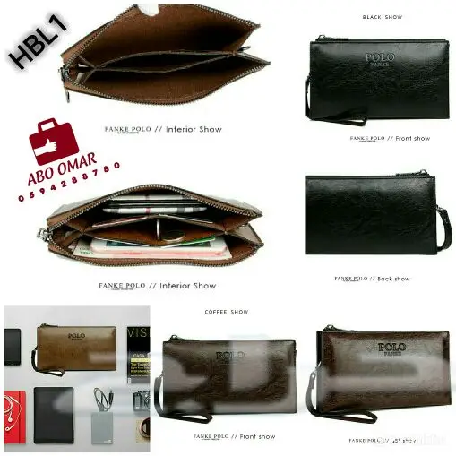 شنط جلد رجالية كتف ويدوية وأبواك ومحافظ (image 7)