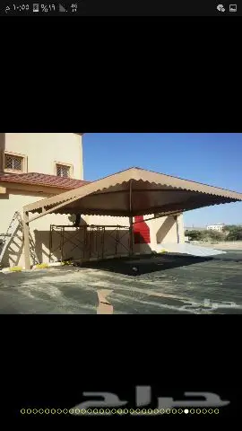 مظلات وسواتر وهناقر وقرميد وجميع اعمال الحداد (image 2)