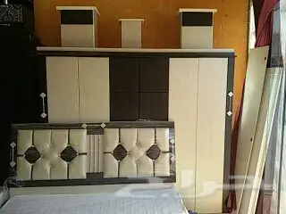 غرف نوم جديده الوان مختلفه السعر  1300ريال (image 23)