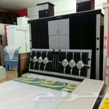 غرف نوم وطني جديده ألوان مختلفه السعر1300ريال (image 1)