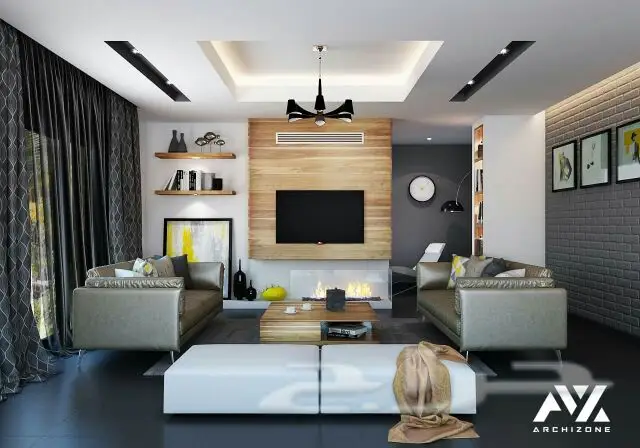 ديكورات الدهانات الترميم سقف مستعار  (image 1)