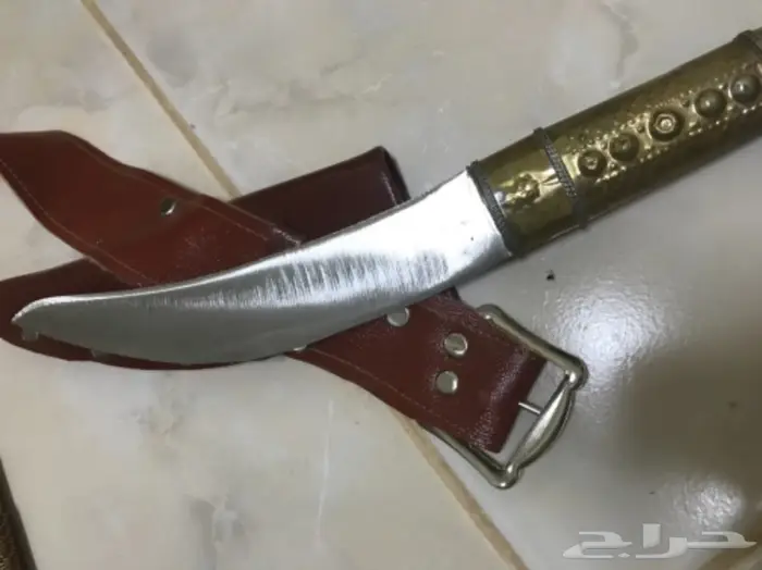 سكين قديم مع محزم  5
