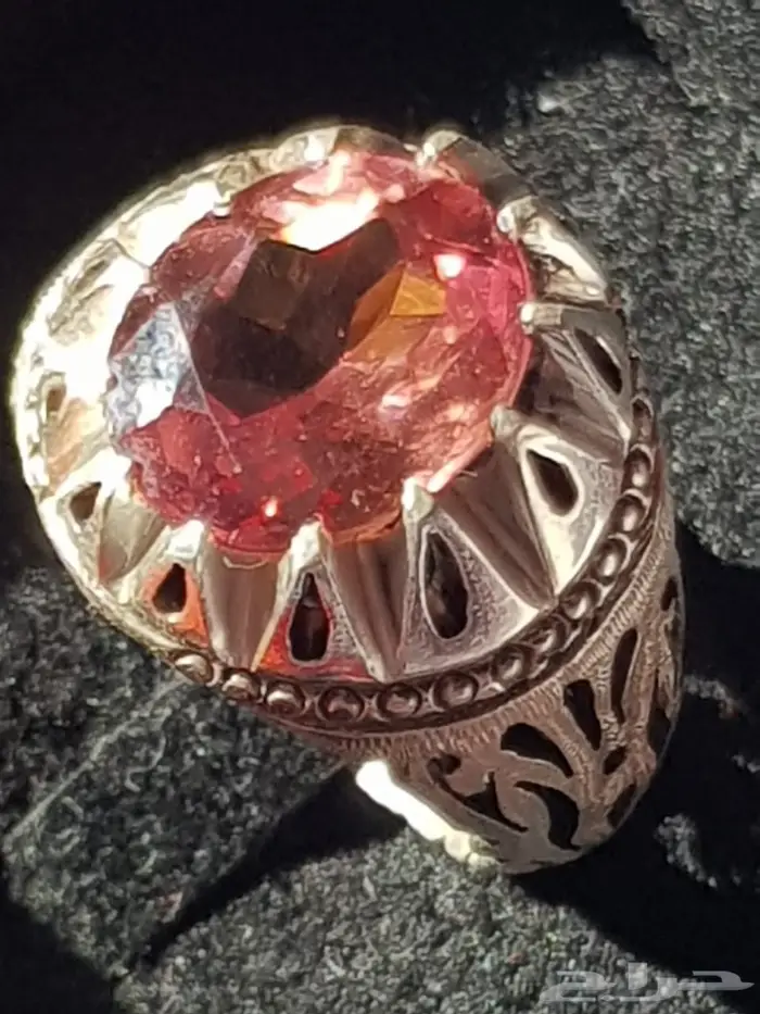 خاتم مميز بحجر الزولتانيت متغير اللون 16