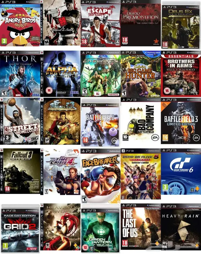 العاب سوني 3 مهكر (تعبئة هاردسك) PS3 9