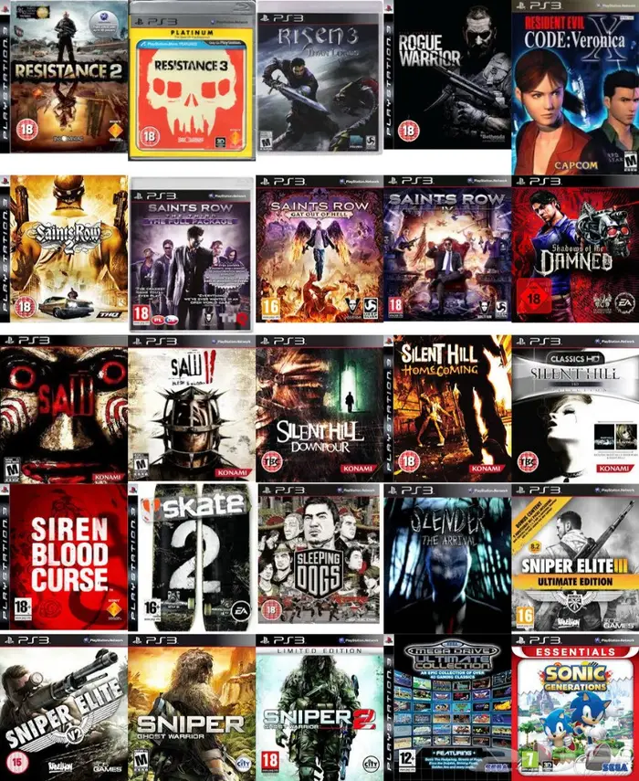 العاب سوني 3 مهكر (تعبئة هاردسك) PS3 13