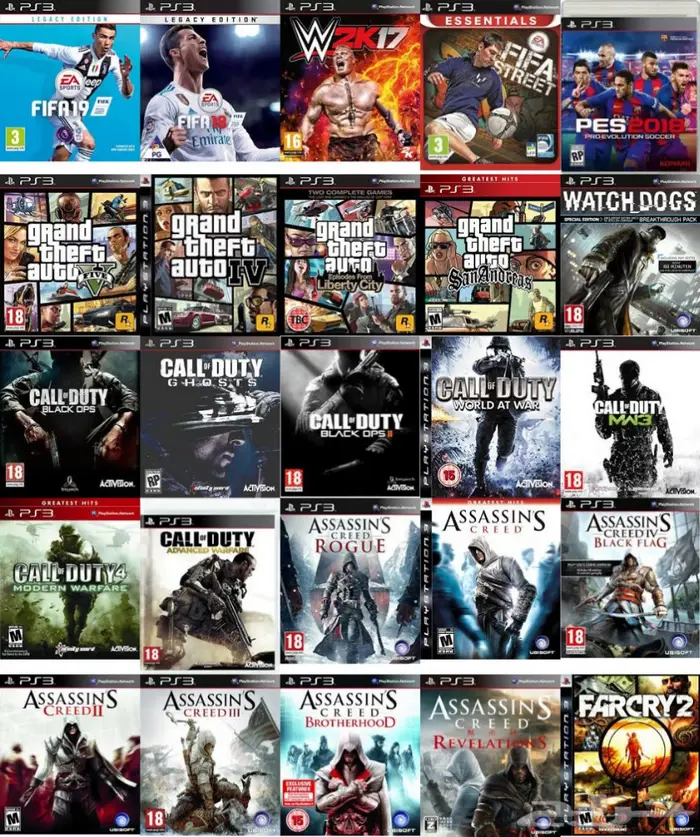 العاب سوني 3 مهكر (تعبئة هاردسك) PS3 6