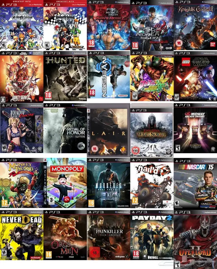 العاب سوني 3 مهكر (تعبئة هاردسك) PS3 19