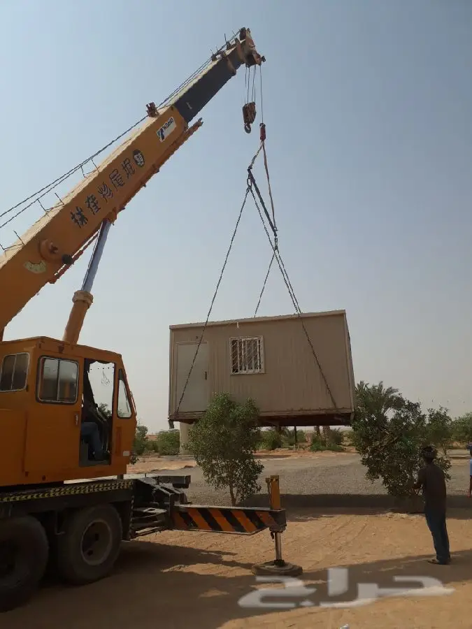 كرين رفع و نقل بركسات وبيوت جاهزة وبرتبلات 056.2836255 3