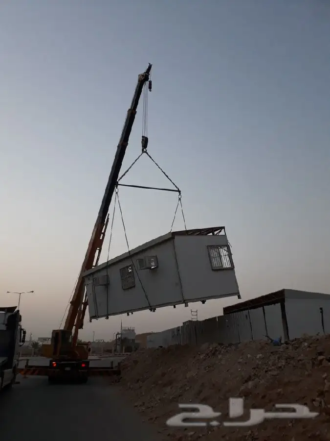 كرين رفع و نقل بركسات وبيوت جاهزة وبرتبلات 056.2836255 4