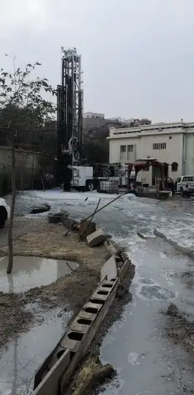 كشف مياه آبار ارتوازيه وحفر 6