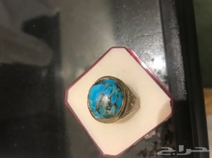 خاتم فضة حجر الفيروز  1