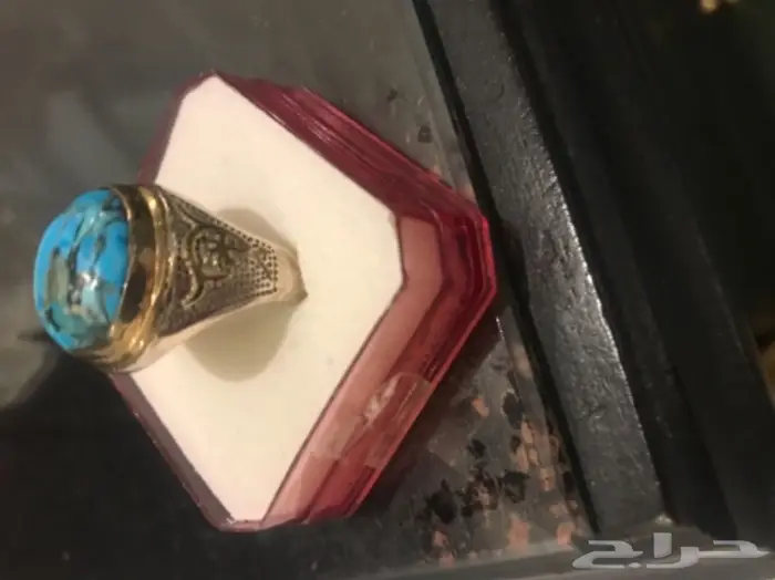 خاتم فضة حجر الفيروز  3