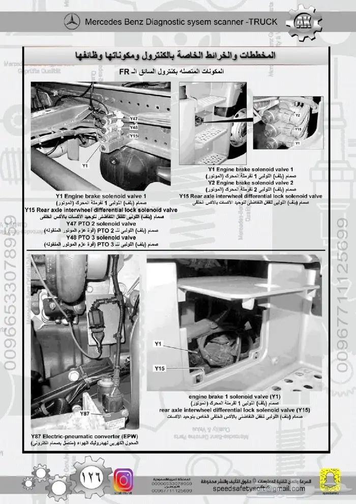 برنامج و كتاب اعطال شاحنات وسيارات المرسيدس 4