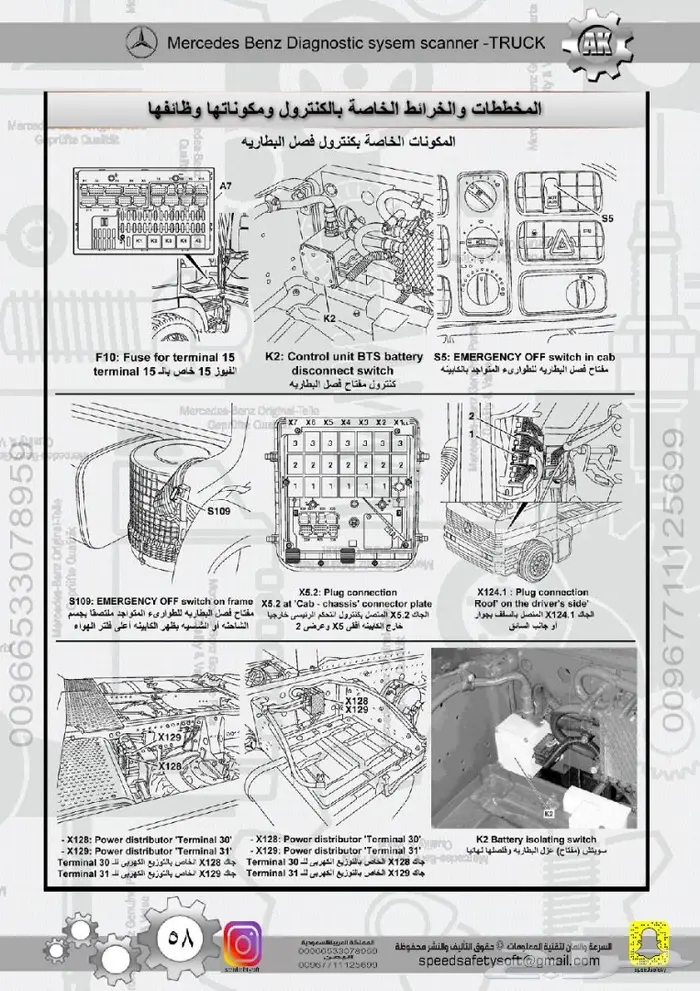 تعليم صيانة شحنات المرسيدس 3